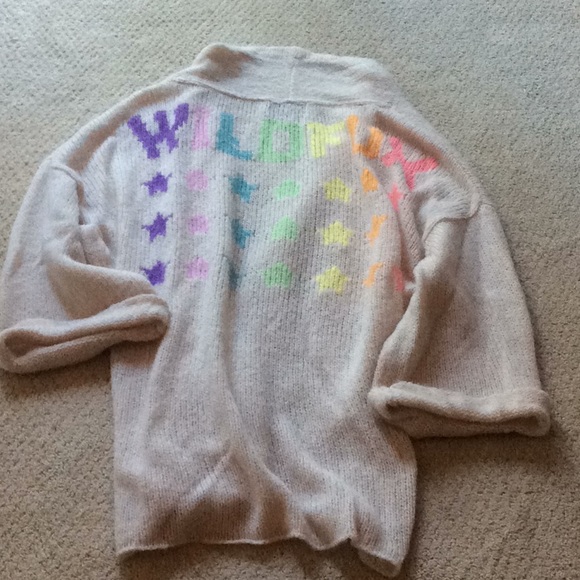 WILDFOX Stars Slouch Cardigan - Picture 2 of 5